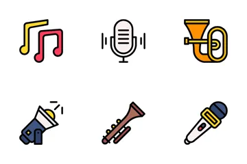 Jazz Musik Symbolpack