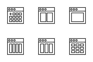 Jellycons - Esquema - Interfaz de usuario Vol.1 Paquete de Iconos