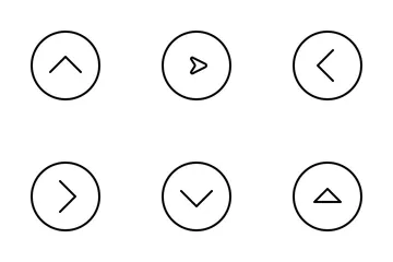Jellycons - Outline - Arrows Vol.5 Icon Pack