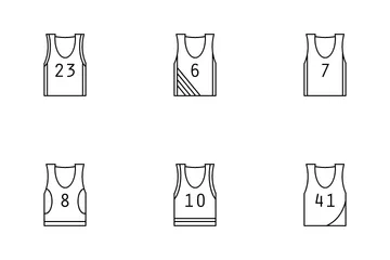 Jersey Basketball Icon Pack