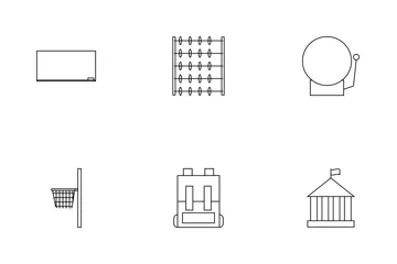 Ensemble d'icônes d'école Pack d'Icônes