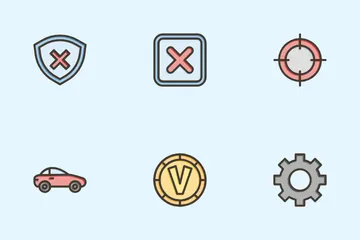 Interface utilisateur du jeu Pack d'Icônes