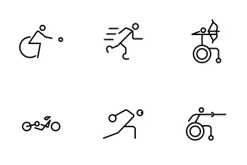 Jeux paralympiques Icon Pack