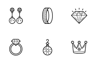 Jewelry  Vector Icons 1