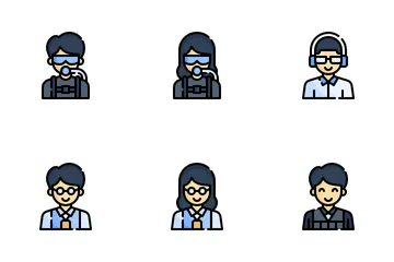 Job And Professions Icon Pack