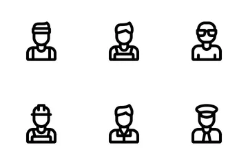 Job And Professions Avatars Icon Pack