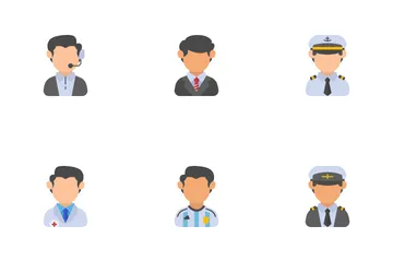 Job And Proffesions Avatar Icon Pack