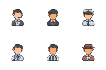 Job And Proffesions Avatar Icon Pack