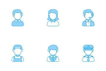 Job And Proffesions Avatar Icon Pack