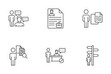 Job Fair Icon Pack
