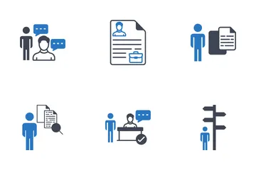 Job Fair Icon Pack