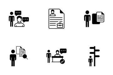 Job Fair Icon Pack