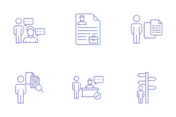 Job Fair Icon Pack