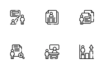 Job Fair Icon Pack