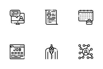 Job Hunting Icon Pack