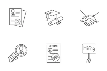 Job Interview Icon Pack