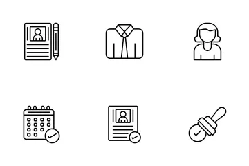 Job Interview Icon Pack