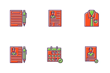 Job Interview Icon Pack