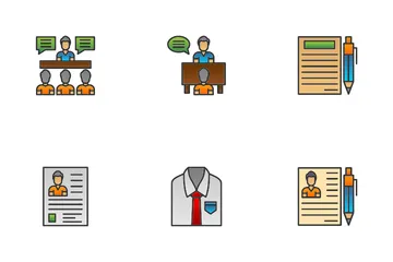 Job Interview Icon Pack