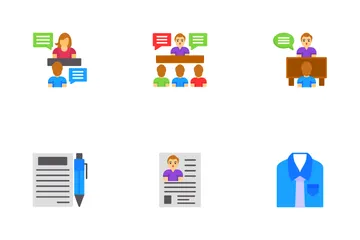 Job Interview Icon Pack