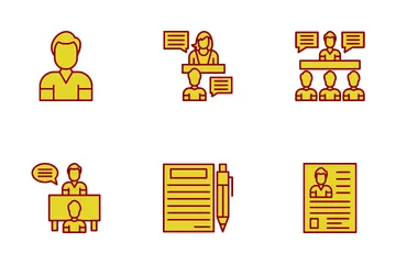 Job Interview Icon Pack