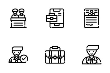 Job Interview Icon Pack