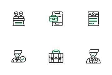 Job Interview Icon Pack