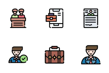 Job Interview Icon Pack
