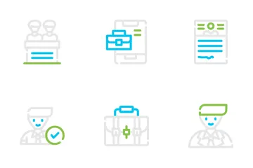 Job Interview Icon Pack