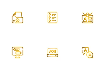 Job Resume Icon Pack