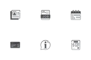 Job Resume Icon Pack