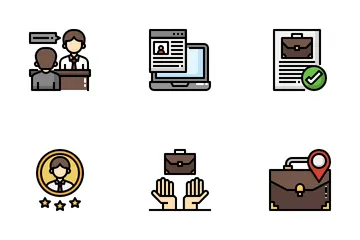 Job Resume Icon Pack