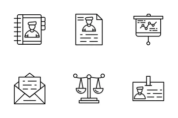 Job Resume Icon Pack