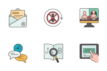 Job Resume Icon Pack