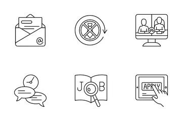 Job Resume Icon Pack