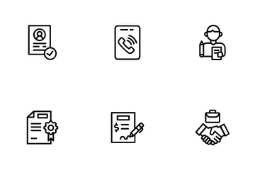 Job Resume Icon Pack