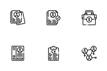 Job Resume Icon Pack