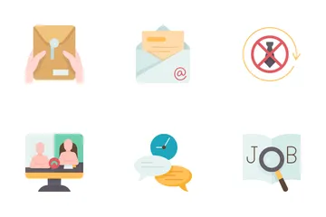 Job Resume Icon Pack