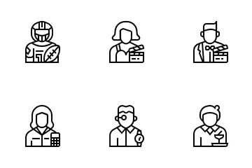 Jobs And Occupations Icon Pack