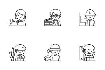 Jobs And Profession Icon Pack