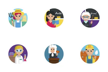 Jobs And Professions Icon Pack