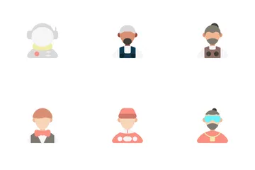 Jobs And Professions Avatars Icon Pack