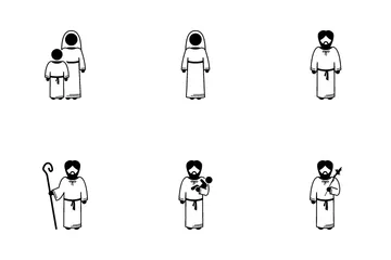 Joseph Mary Jesus Icon Pack