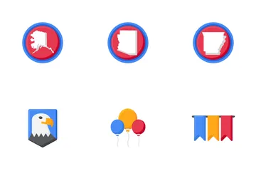 Jour de l'indépendance Icon Pack