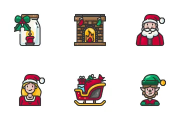 Le jour de Noël Pack d'Icônes