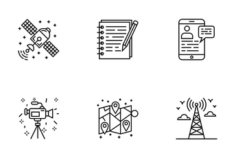 Journalism And Mass Media 1 Icon Pack