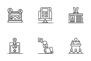 Journalism And Mass Media Icon Pack