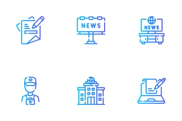 Journalisme Icon Pack