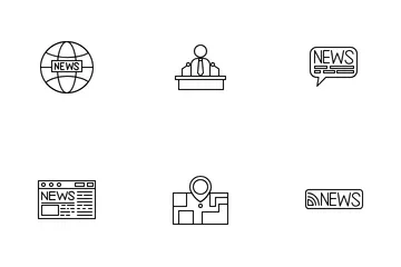 Journalist Icon Pack