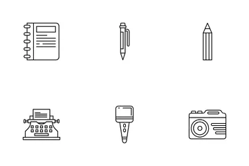 Journalist Icon Pack